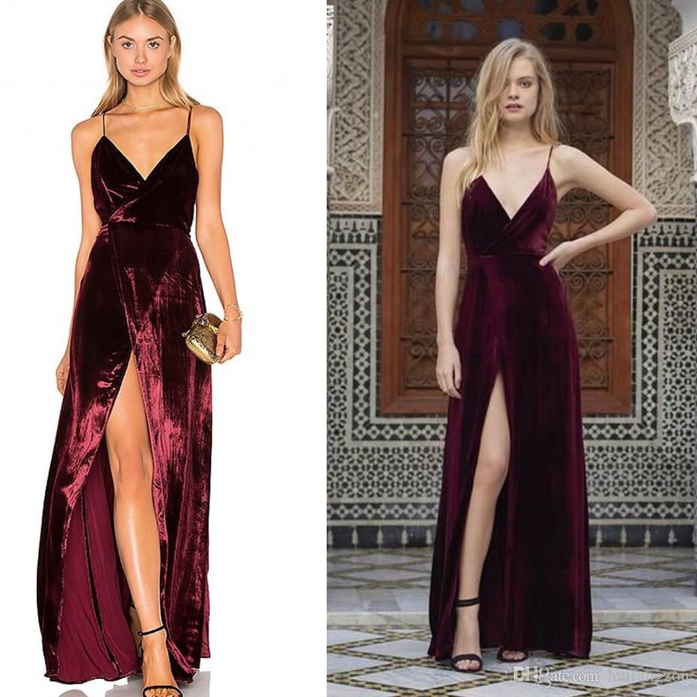 Red Velvet Dress